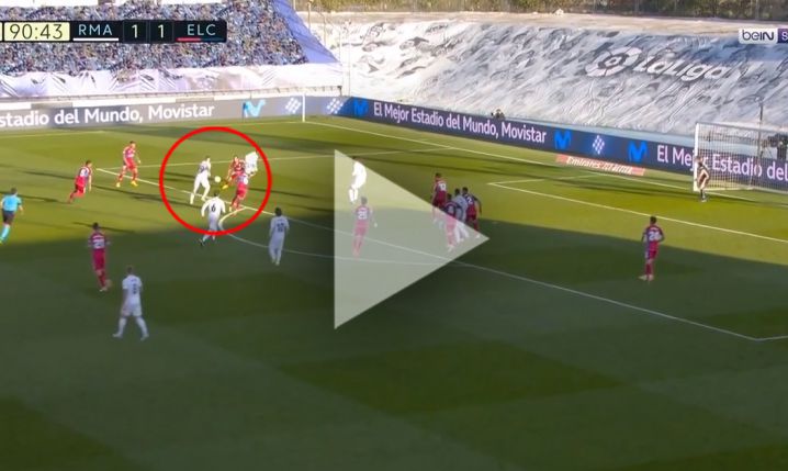 Tak strzela Benzema w 91 minucie na 2-1 z Elche! [VIDEO]